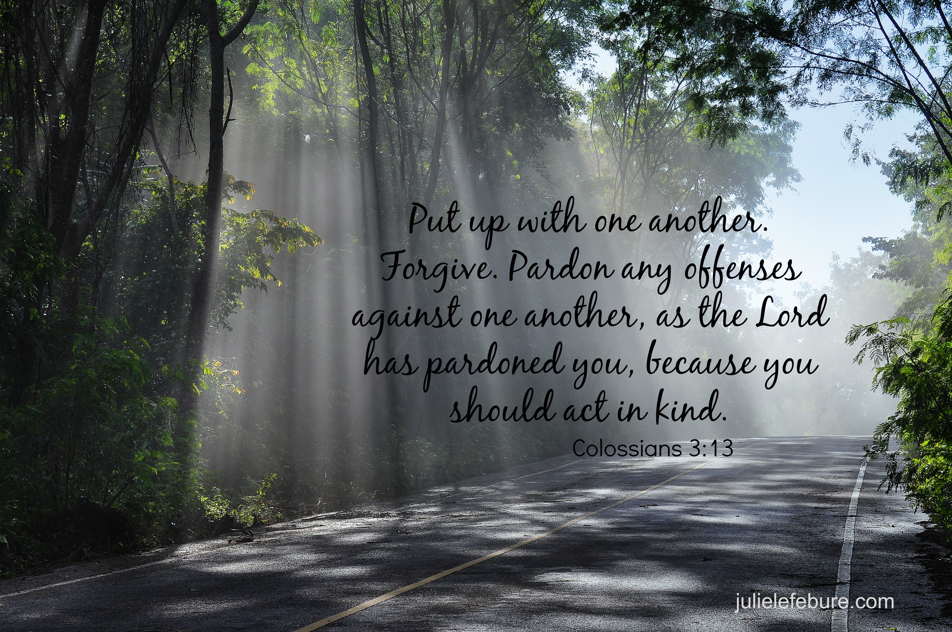 Woman to Woman – Put Up With One Another