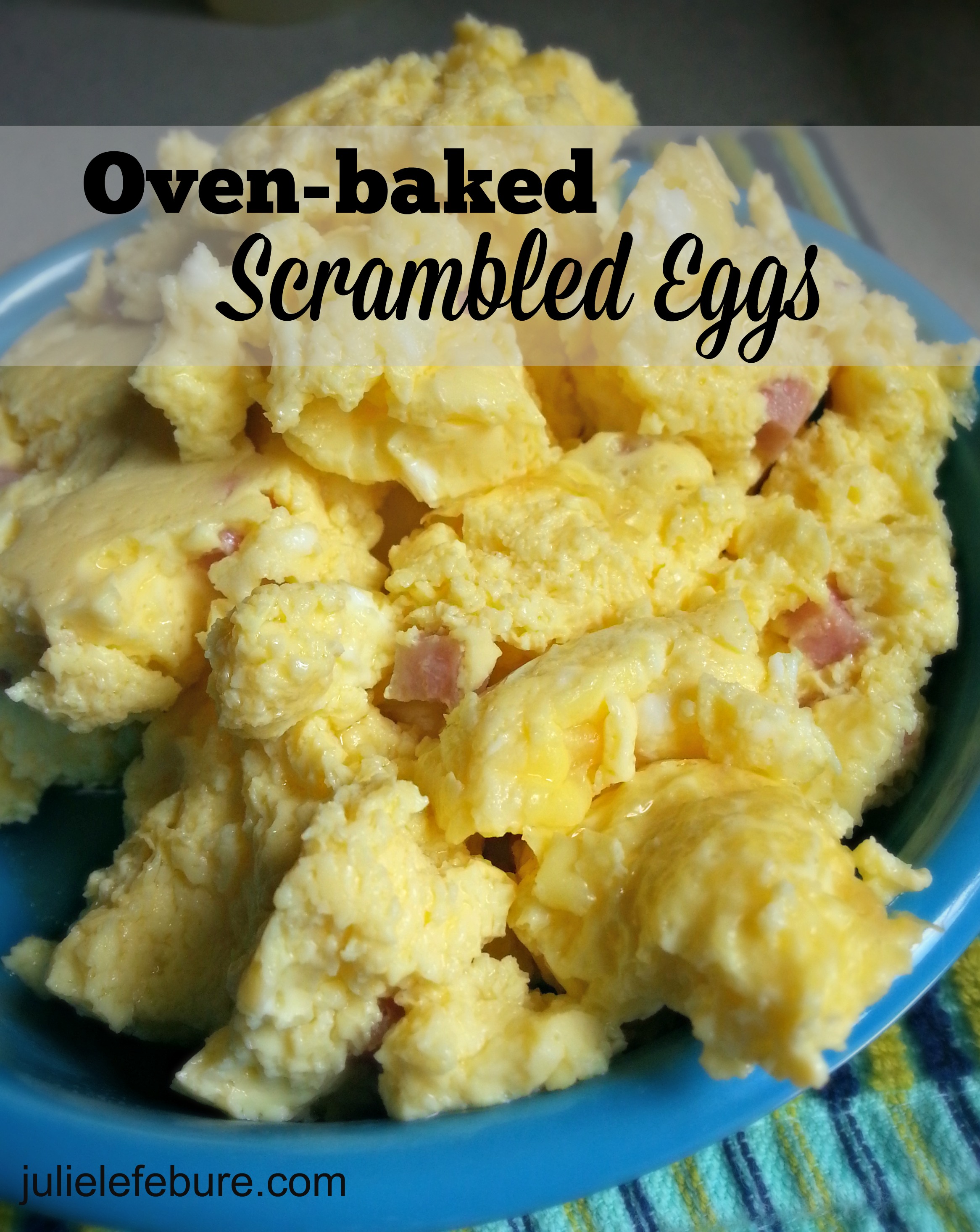 Oven-baked Scrambled Eggs