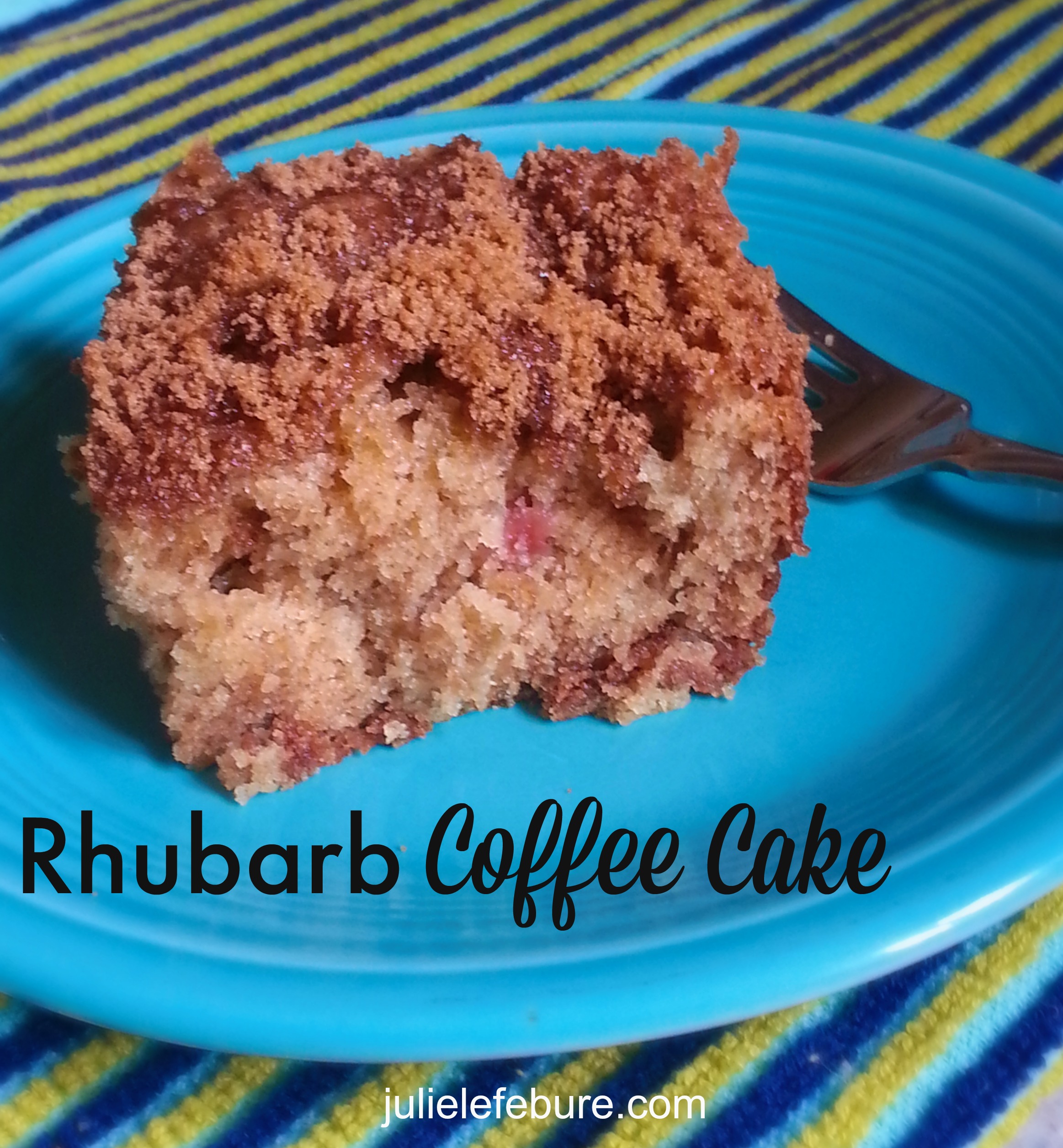 Rhubarb Coffee Cake