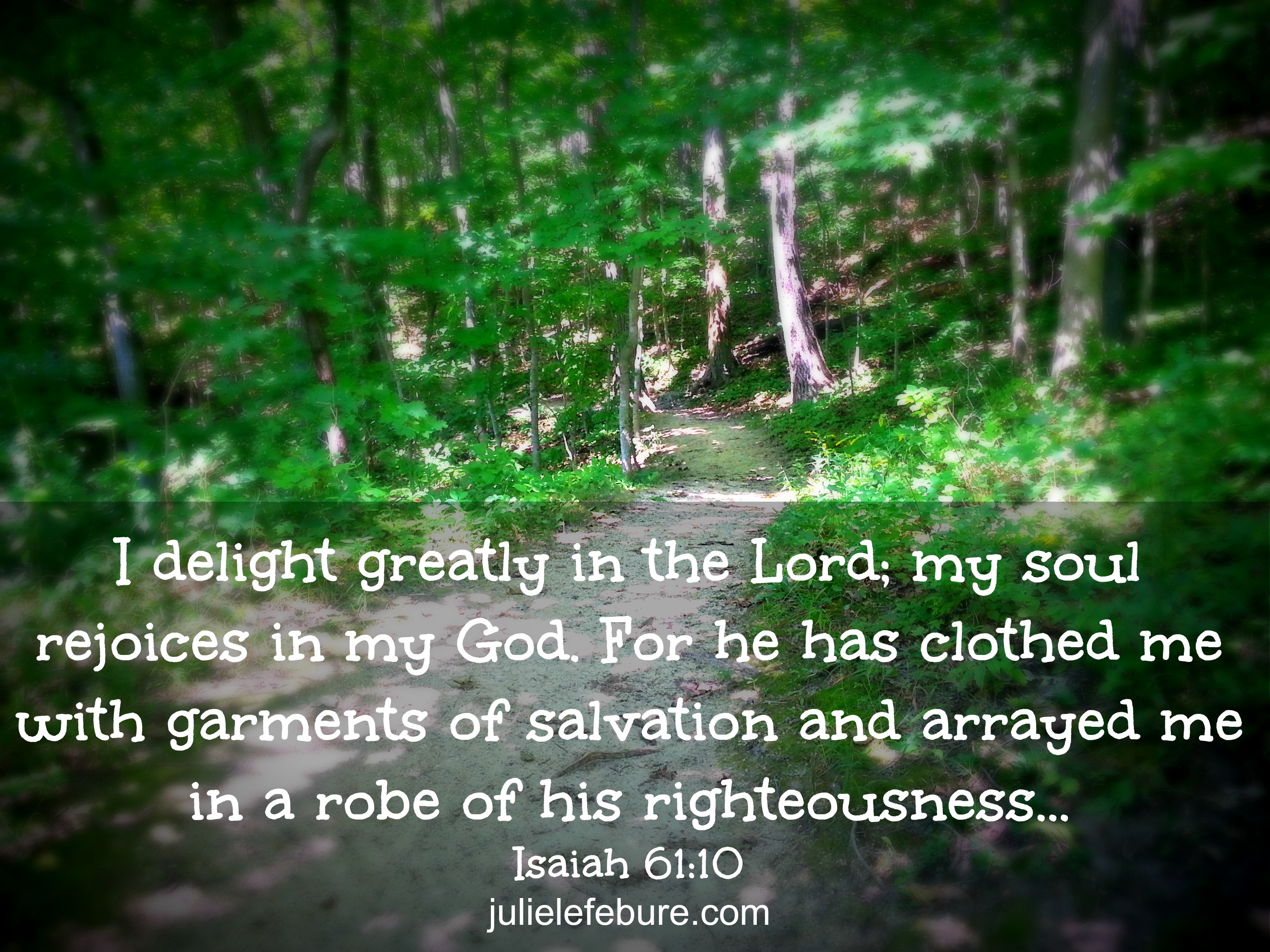 Sunday Truth: God Delights In You