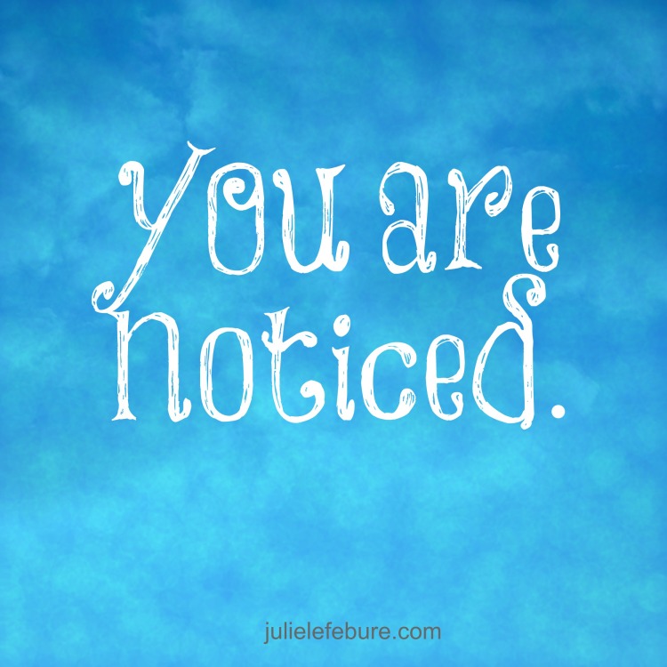 Five Minute Friday – Notice