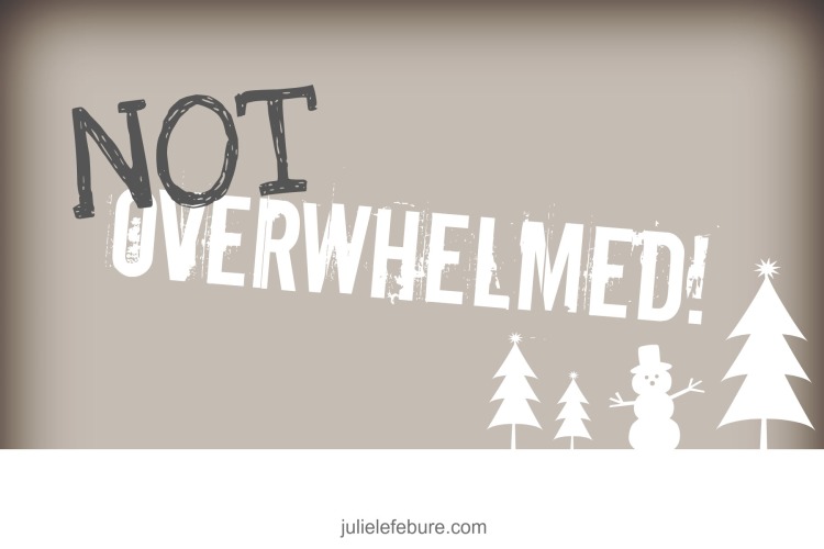 Overwhelmed?? You’re Not Alone.