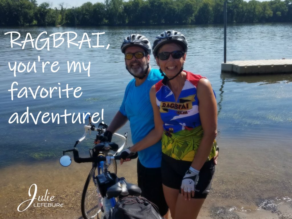 RAGBRAI, you're my favorite adventure! This week-long bicycle ride across Iowa continues to amaze me!