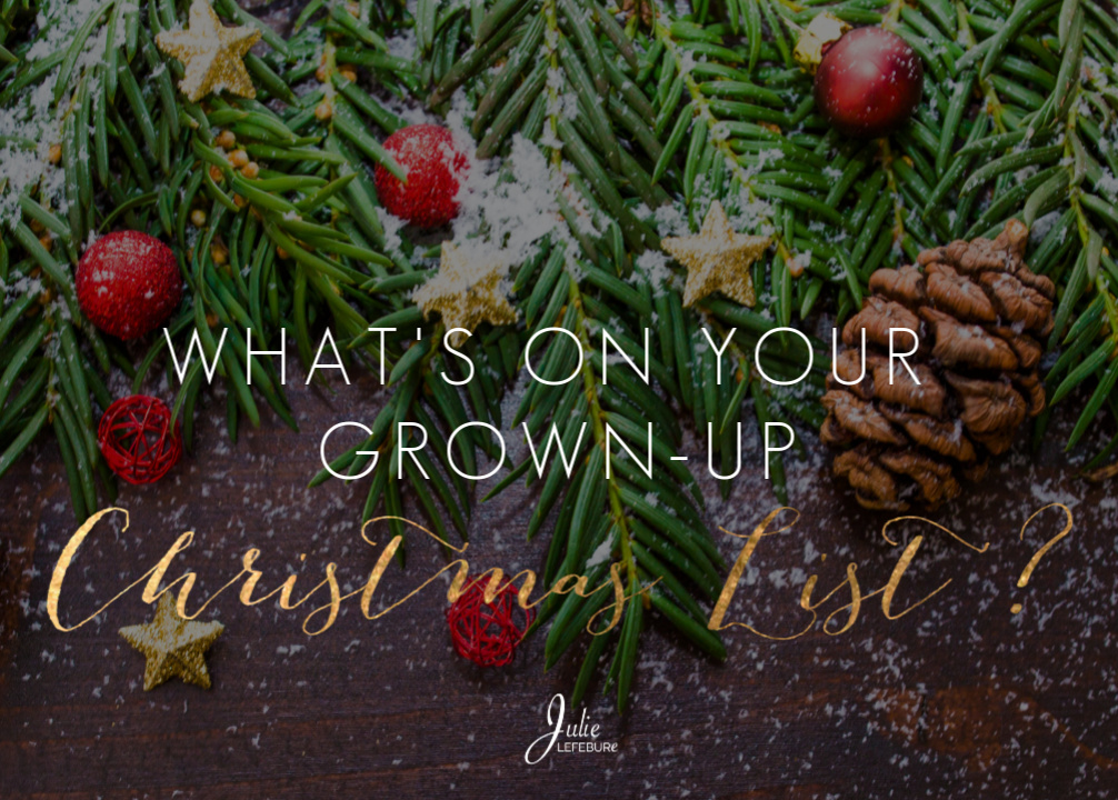 What's on your grown up Christmas list?