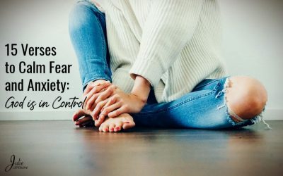 15 Verses To Calm Fear And Anxiety: God Is In Control