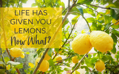 Life Has Given You Lemons. Now What?