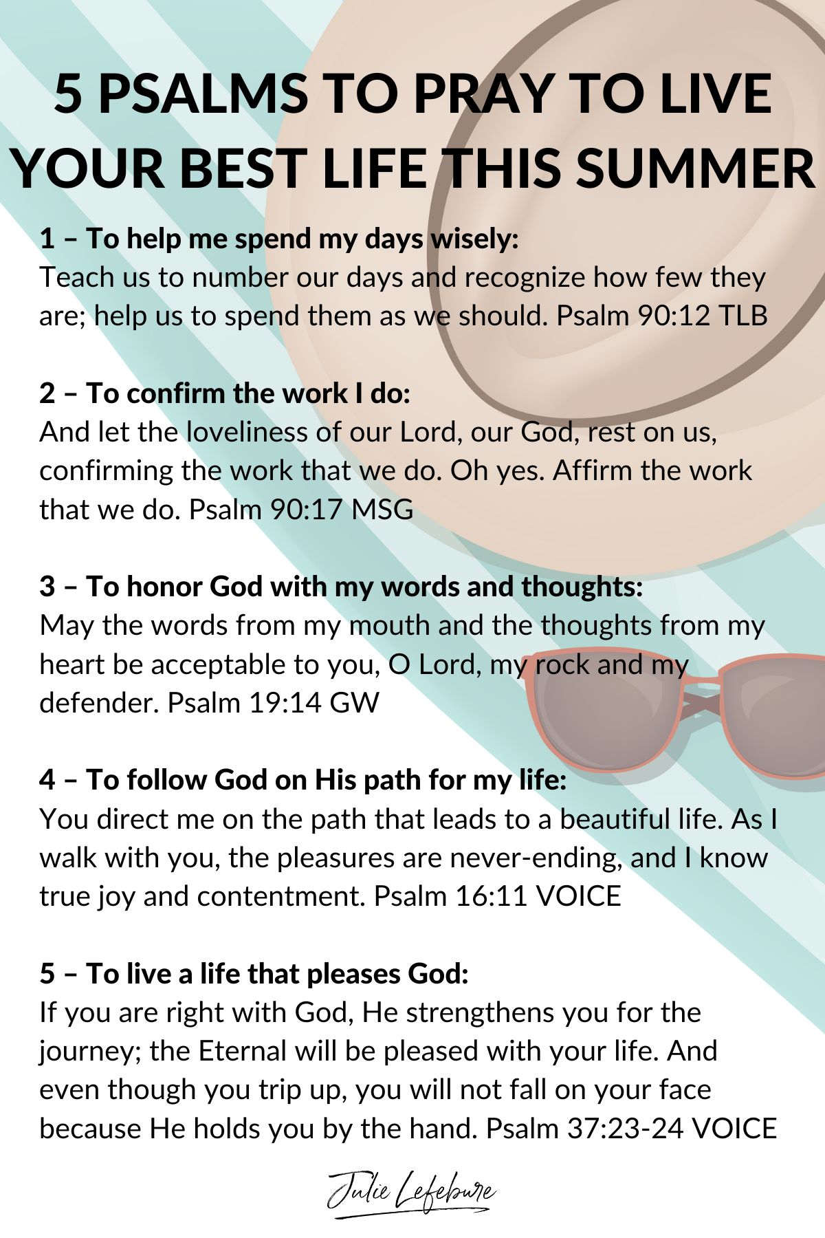 5 Psalms to Pray to Live Your Best Life This Summer