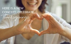 Here Is a New Concept: Celebrate "Thanksgivings" | woman holding up her hands in the shape of a heart