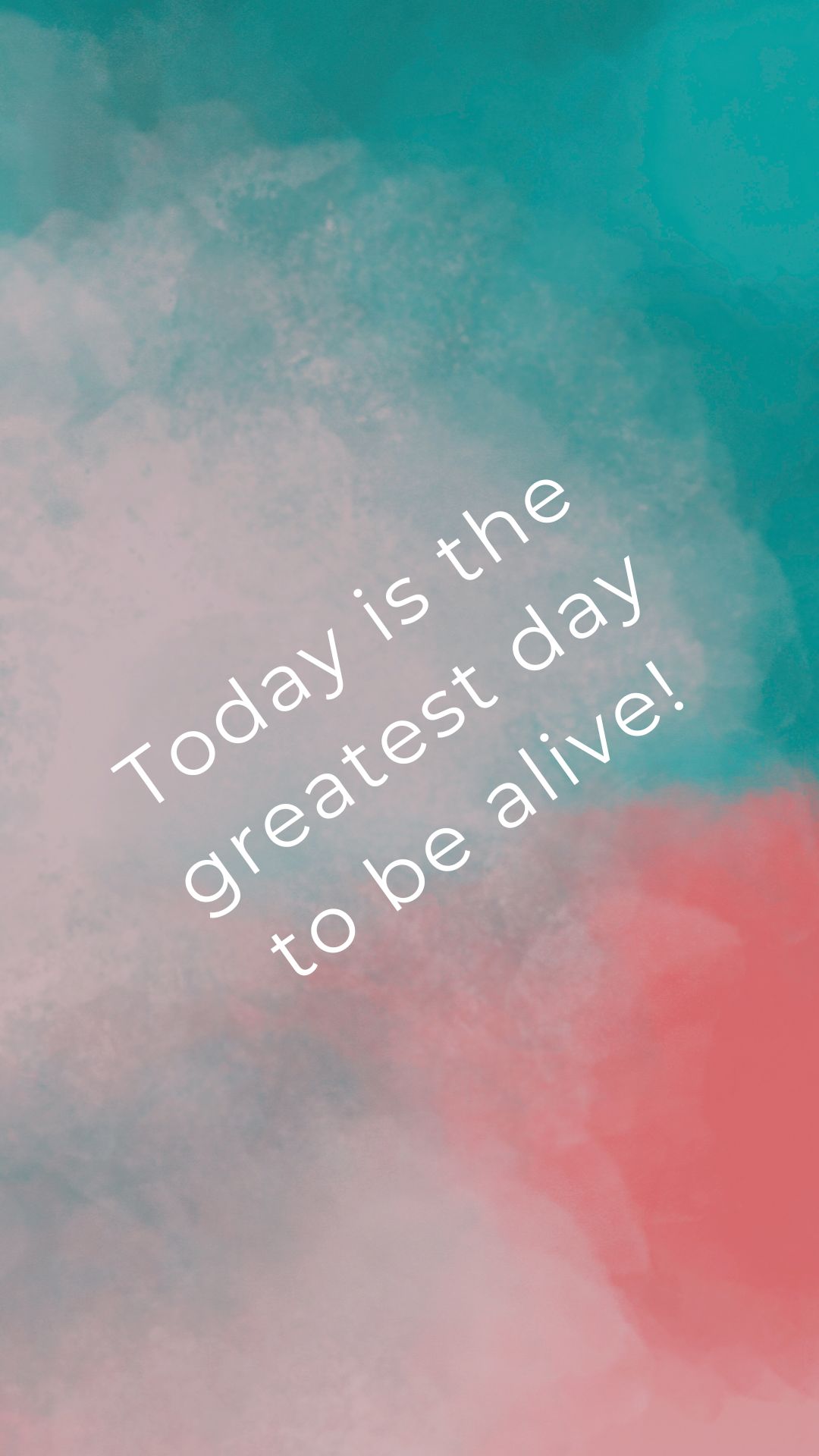 Today is the greatest day to be alive!